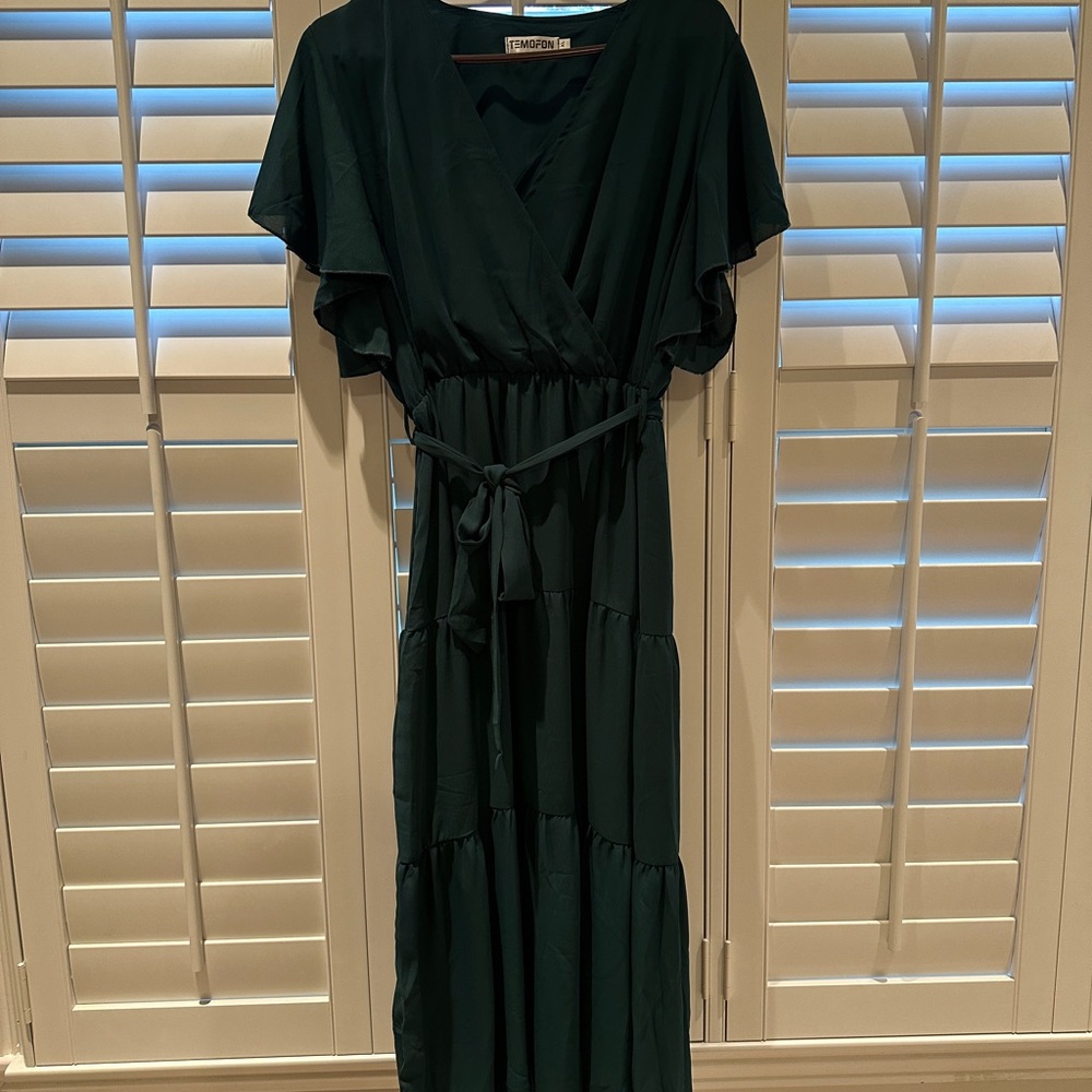 Short Sleeved wrap dress